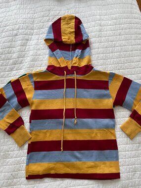 Vintage 70s Kids Striped Shirt Lot of 2 (Health-tex Hoodie & JCPenney T-Shirt)